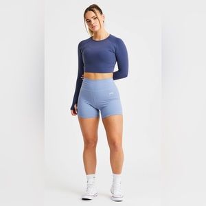 AYBL. CORE LONG SLEEVE CROP TOP
